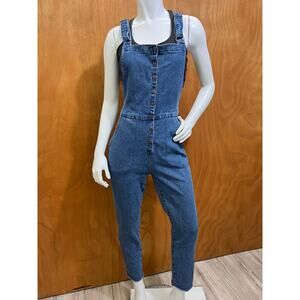 RVCA Paiger Denim Overalls Women’s Tag 27 (Act. W28) Adjustable Straps
